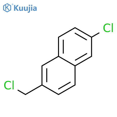 2-(chloromethyl)-6-chloronaphthalene structure