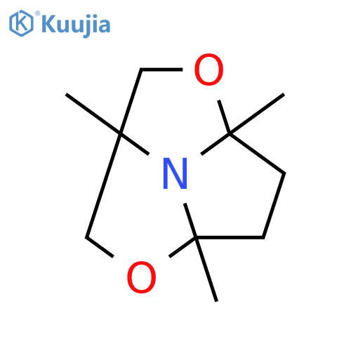 2a,4a,6a-Trimethylhexahydro-2H-1,4-dioxa-6b-azacyclopenta[cd]pentalene structure
