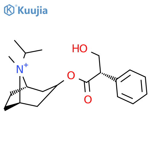 8-Azoniabicyclo[3.2.1]octane,3-(3-hydroxy-1-oxo-2-phenylpropoxy)-8-methyl-8-(1-methylethyl)-,(3-endo,8-syn)- structure