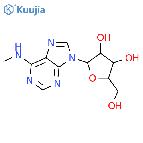 9H-Purin-6-amine, 9-b-D-arabinofuranosyl-N-methyl- structure