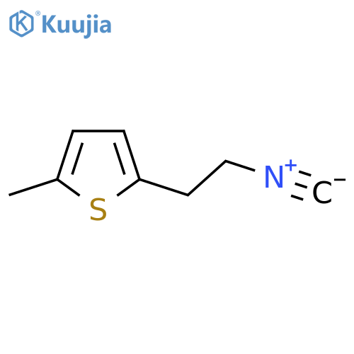 2-(2-isocyanoethyl)-5-methylthiophene structure