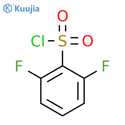 2,6-difluorobenzene-1-sulfonyl chloride structure