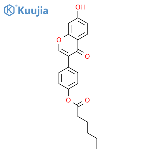 4’-O-Hexanoyldaidzein structure