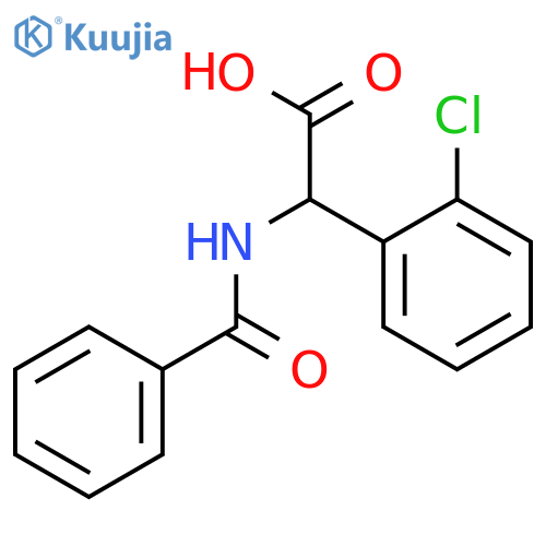 N-BENZOYL-2-CHLOROPHENYLGLYCINE structure