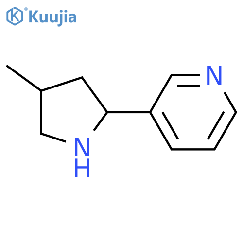 3-(4-methylpyrrolidin-2-yl)pyridine structure