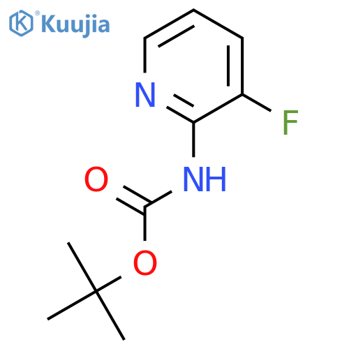 Carbamic acid, (3-fluoro-2-pyridinyl)-, 1,1-dimethylethyl ester (9CI) structure