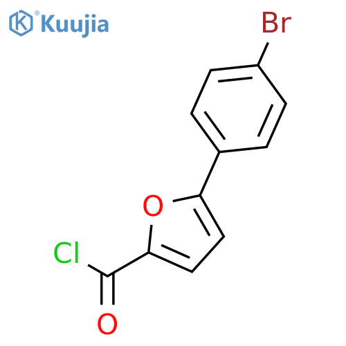 5-(4-bromophenyl)furan-2-carbonyl chloride structure