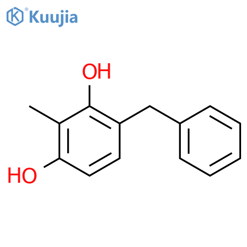4-Benzyl-2-methylbenzene-1,3-diol structure