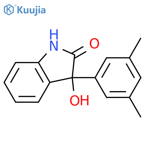 2H-Indol-2-one, 3-(3,5-dimethylphenyl)-1,3-dihydro-3-hydroxy- structure