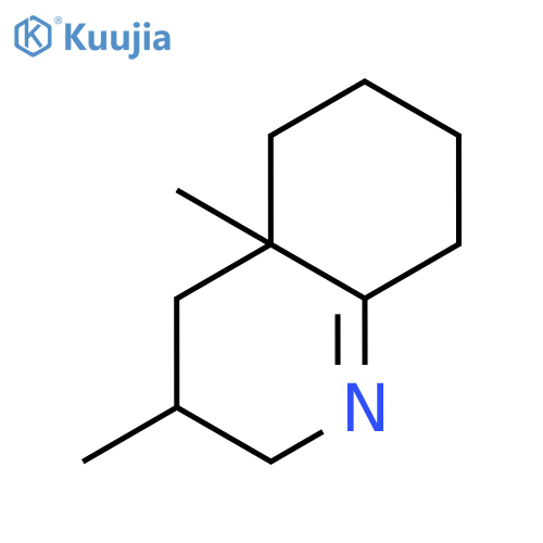 Quinoline, 2,3,4,4a,5,6,7,8-octahydro-3,4a-dimethyl-, cis- structure