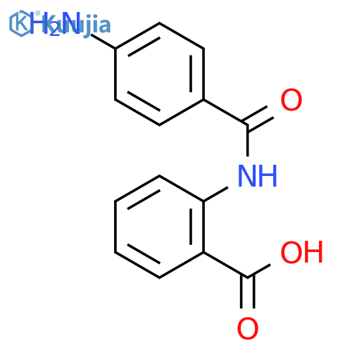 2-{(4-Aminophenyl)carbonylamino}benzoic Acid structure
