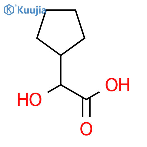 2-Cyclopentyl-2-hydroxyacetic acid structure