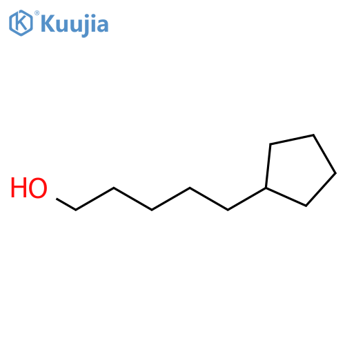 5-cyclopentylpentan-1-ol structure