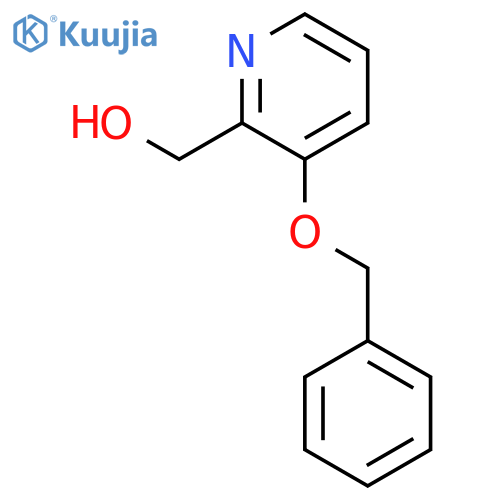 (3-benzyloxy-2-pyridyl)methanol structure