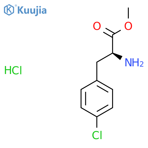 Methyl 4-chloro-L-phenylalaninate hydrochloride structure
