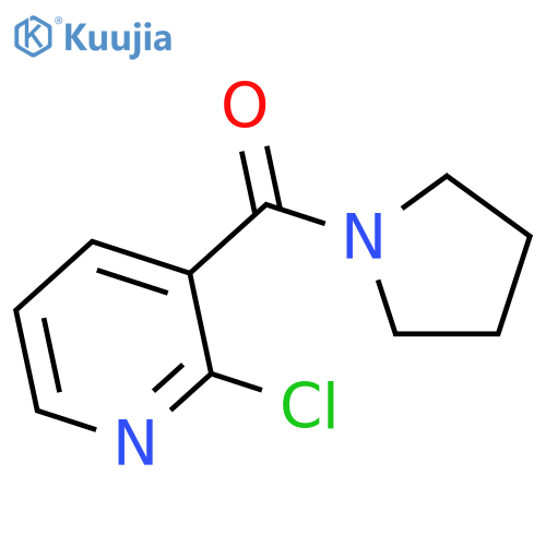 2-chloro-3-(pyrrolidine-1-carbonyl)pyridine structure