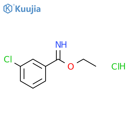 ETHYL 3-CHLOROBENZIMIDATE HYDROCHLORIDE structure