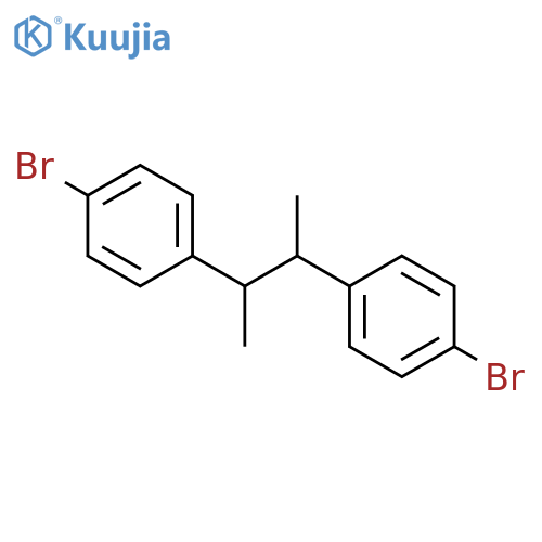 Benzene, 1,1'-(1,2-dimethyl-1,2-ethanediyl)bis[4-bromo- structure