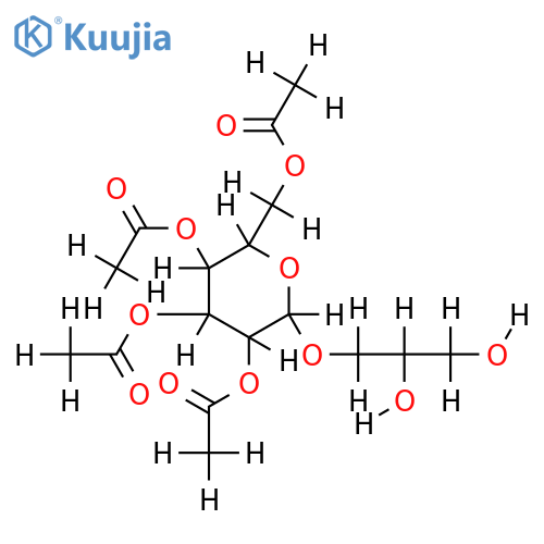 2',3',4',6'-Tetra-Ac-alpha-D-(2S)-1-O-Glucopyranosylglycerol structure