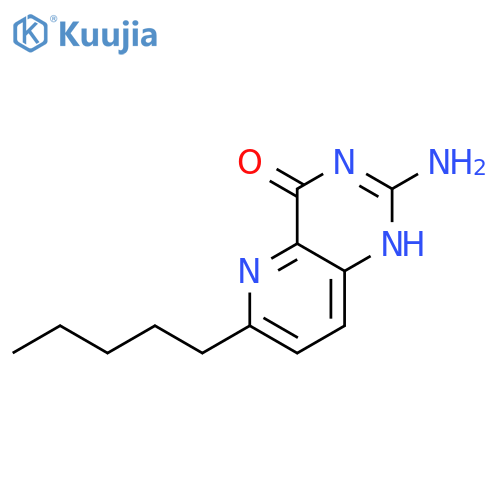 PYRIDO[3,2-D]PYRIMIDIN-4(1H)-ONE, 2-AMINO-6-PENTYL- structure