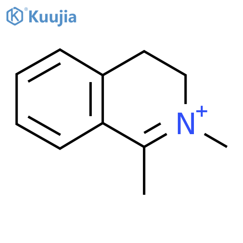 1,2-dimethyl-3,4-dihydroisoquinolin-2-ium structure