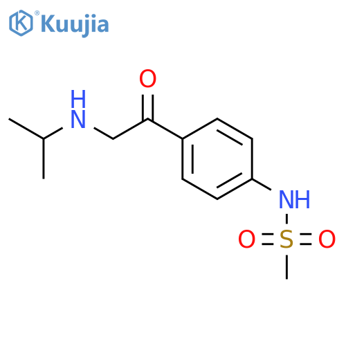 N-4-2-(1-Methylethyl)aminoacetylphenylMethane Sulfonamide structure