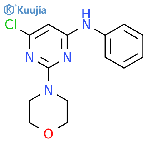 4-Pyrimidinamine, 6-chloro-2-(4-morpholinyl)-N-phenyl- structure