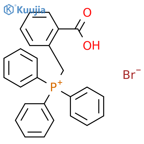 Phosphonium, [(2-carboxyphenyl)methyl]triphenyl-, bromide structure