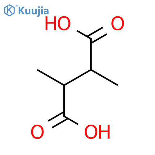 (2R,3R)-2,3-dimethylbutanedioic acid structure