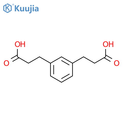 3-3-(2-carboxyethyl)phenylpropanoic Acid structure