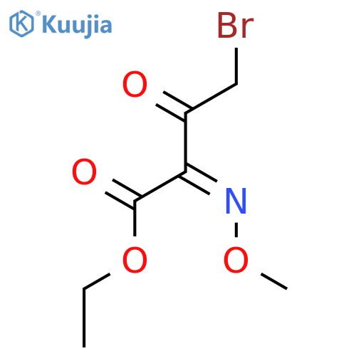 Ethyl 4-Bromo-2-(methoxyimino)-3-oxobutyrate structure