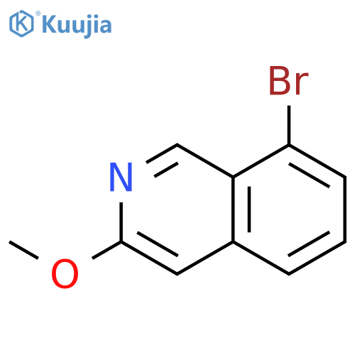 8-Bromo-3-methoxyisoquinoline structure