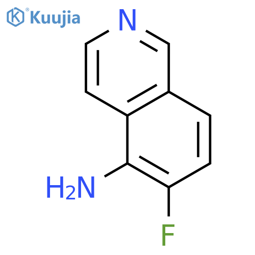 6-fluoroisoquinolin-5-amine structure