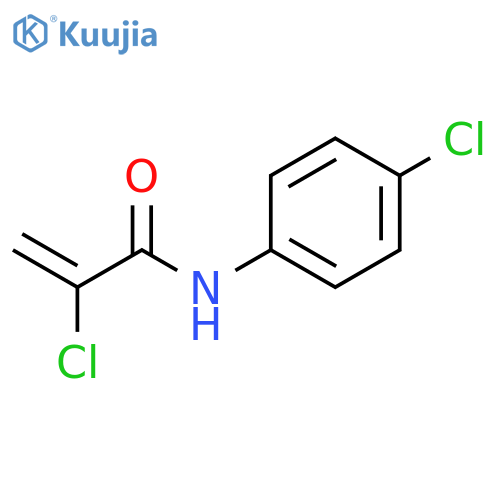 2-Propenamide, 2-chloro-N-(4-chlorophenyl)- structure