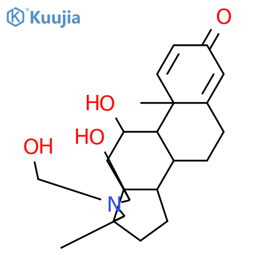 Holadienine; 11α,18α-Dihydroxy, N-de-Me, N-hydroxymethyl structure