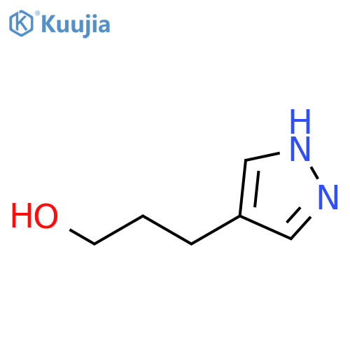 3-(1H-Pyrazol-4-yl)propan-1-ol structure