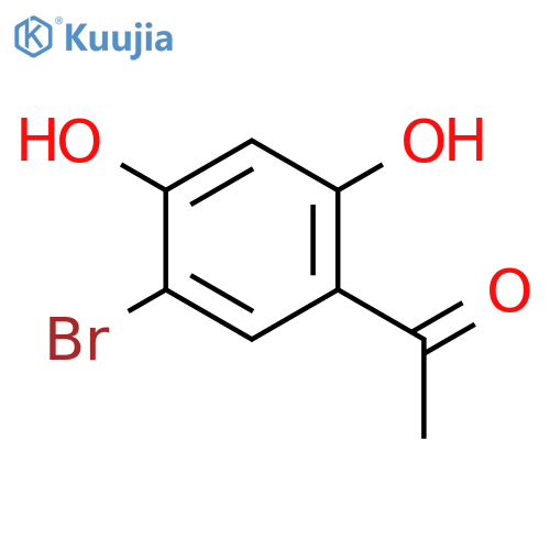 Ethanone, 1-(5-bromo-2,4-dihydroxyphenyl)- structure
