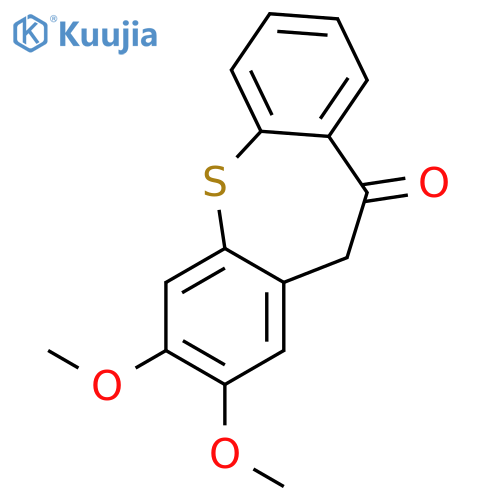 Dibenzo[b,f]thiepin-10(11H)-one, 2,3-dimethoxy- structure