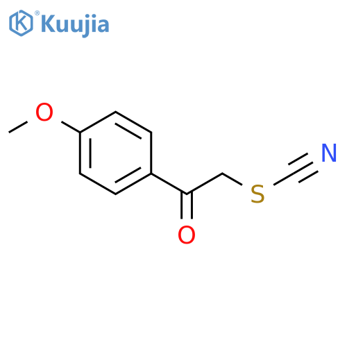 2-(4-Methoxyphenyl)-2-oxoethyl thiocyanate structure