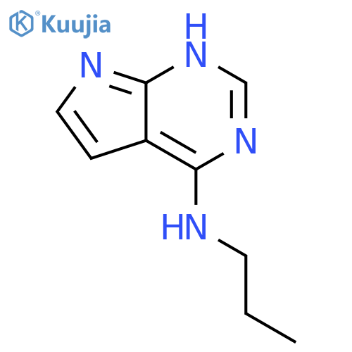 6-PROPYLAMINO-7-DEAZAPURINE structure