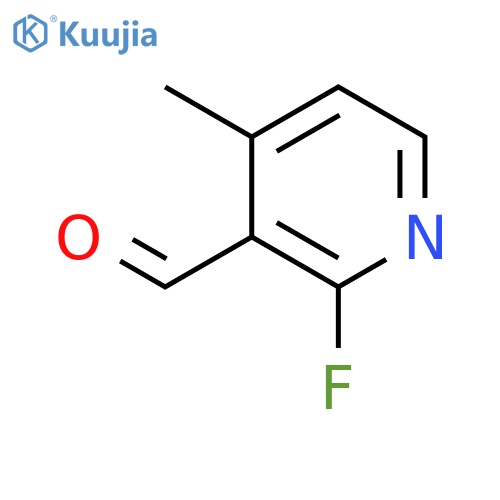 2-Fluoro-4-methylnicotinaldehyde structure
