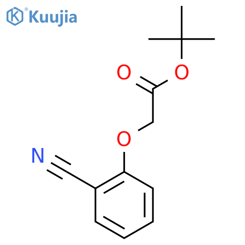 Acetic acid, (2-cyanophenoxy)-, 1,1-dimethylethyl ester structure
