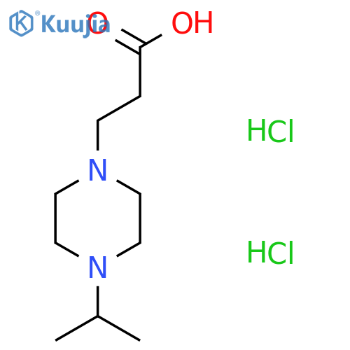 3-4-(propan-2-yl)piperazin-1-ylpropanoic acid dihydrochloride structure