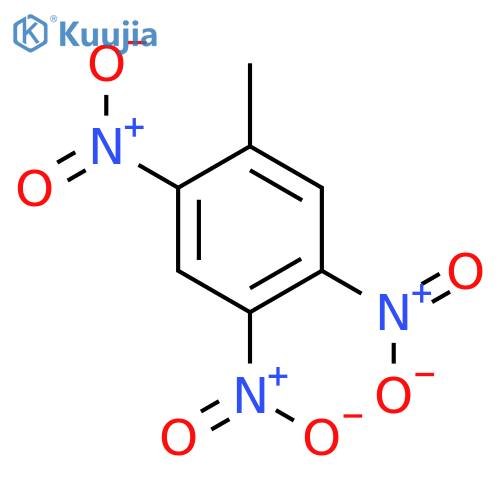 Benzene,1-methyl-2,4,5-trinitro- structure