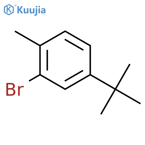 2-Bromo-4-tert-butyl-1-methylbenzene structure