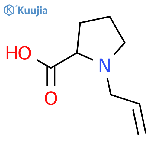 (S)-1-Allylpyrrolidine-2-carboxylic acid structure