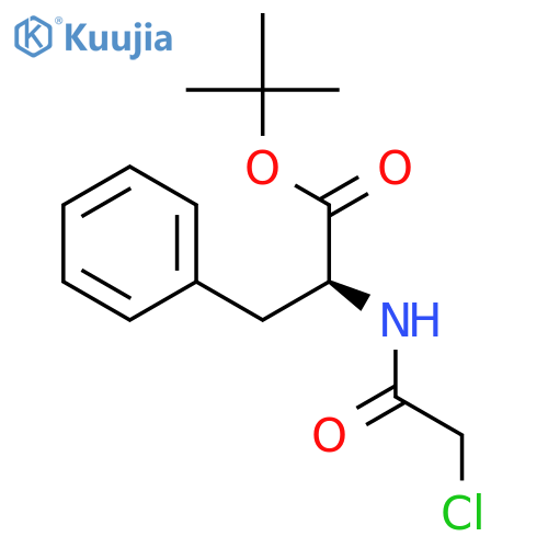 tert-butyl (2S)-2-(2-chloroacetamido)-3-phenylpropanoate structure