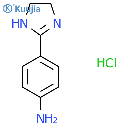 4-(4,5-Dihydro-1H-imidazol-2-yl)aniline hydrochloride structure