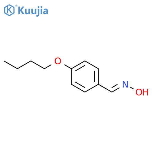 Benzaldehyde, 4-butoxy-, oxime structure