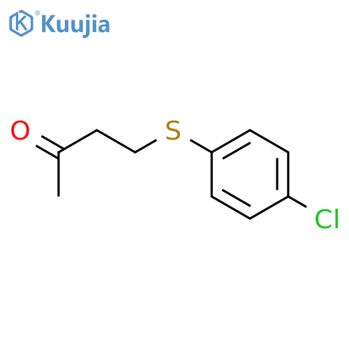 2-Butanone, 4-[(4-chlorophenyl)thio]- structure